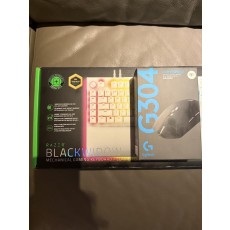블랙위도우 V4 PRO 화이트 + G304 마우스